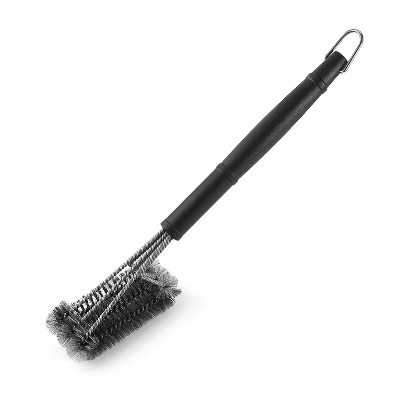 Large Grill Brush and Scraper BBQ Brush for Grill, Safe Stainless Steel Woven Wire Bristles Cleaner
