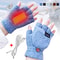 Rechargeable USB Electric Heated Gloves Hand Warmers Mittens For Winter Sports Skiing Heater Laptop 1