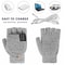 Rechargeable USB Electric Heated Gloves Hand Warmers Mittens For Winter Sports Skiing Heater Laptop 3