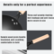 Iron Pot Wok Uncoated Non-stick Wear-resistant Kitchen Cookware with Wooden Handle