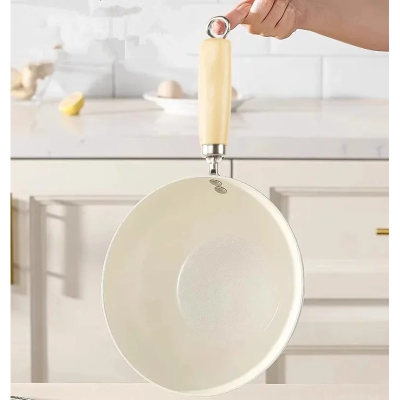 Ceramic Non-Stick Pan, Frying Pan, Wok Pan, Steak Skillet, Pancake, Nonstick Special Saucepan for Induction Cooker
