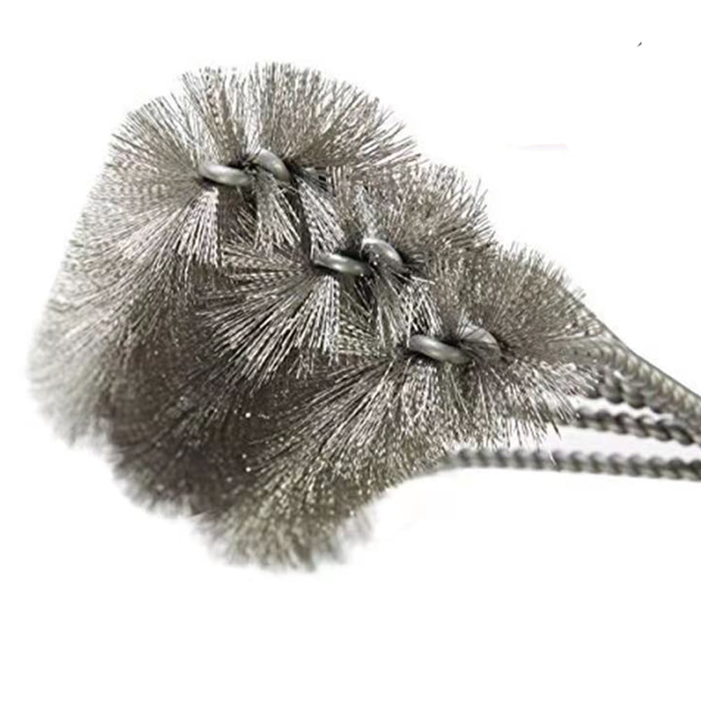 Safe Grill Brush Bristle Free BBQ Grill Brush Rust Resistant Stainless Steel Barbecue Cleaner 3