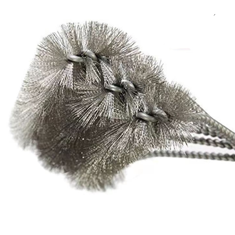 Safe Grill Brush Bristle Free BBQ Grill Brush Rust Resistant Stainless Steel Barbecue Cleaner 3