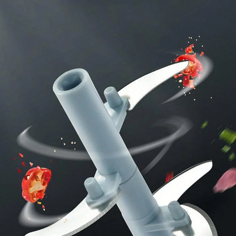 Manual Meat Mincer Garlic Chopper, Rotate Garlic Press Crusher, Vegetable Onion Cutter Kitchen Cooking Accessories