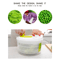Kitchen Salad Spinner, Lettuce Greens Washer, Dryer Drainer for Leafy Vegetables