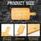 Large Bamboo Cutting Board With Handle Wooden Kitchen Chopping Board For Pizza Vegetables Meat Dura 1