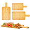 Large Bamboo Cutting Board With Handle Wooden Kitchen Chopping Board For Pizza Vegetables Meat Dura 3