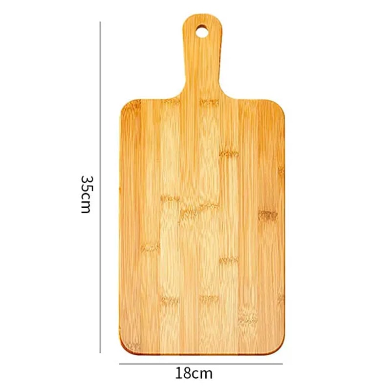 Large Bamboo Cutting Board With Handle Wooden Kitchen Chopping Board For Pizza Vegetables Meat Dura 6