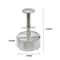 Hamburger Patty Maker Press Stainless Steel NonStick Round Manual Rice Ball Mold Thickness Adjusted 6