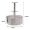 Hamburger Patty Maker Press Stainless Steel NonStick Round Manual Rice Ball Mold Thickness Adjusted 9