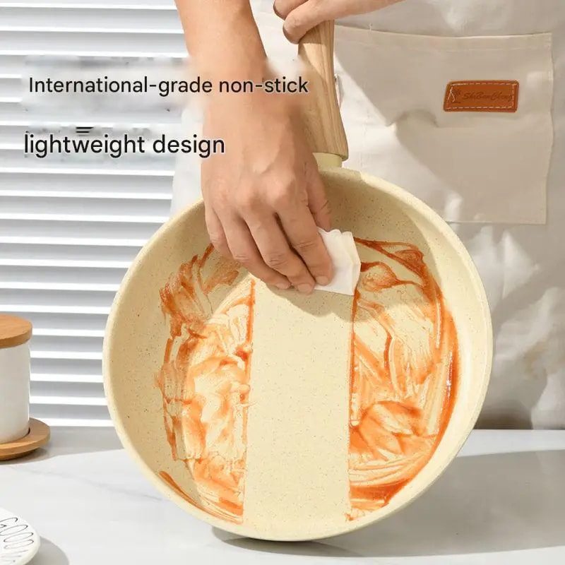 Maifan Stone Pan Nonstick Frying Pan For Steak Stirfry Wok Ceramic Omelette Gas Stove Induction Coo 2