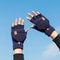 Knitted Fingerless Gloves For Men And Women Winter Warm Half Finger Gloves With Touch Screen Compat 7
