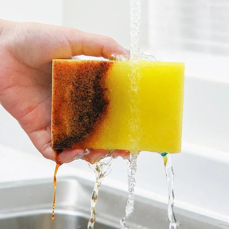 Magic Cleaning Pot DoubleSided Sponge And Rust Removal Brush Highly Absorbent Kitchen Grease Cleani 1