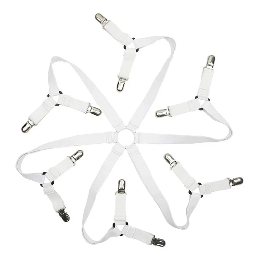 Elastic Bed Sheet Clips Sheet Fasteners For SlipResistant Bedding Sofa Covers And Blankets 0