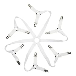 elastic bed sheet clips, sheet fasteners for slip-resistant bedding, sofa covers, and blankets