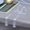 Plastic Tablecloth Clamps Transparent Anti Slip Fixing Buckle For Household Table Corner 1