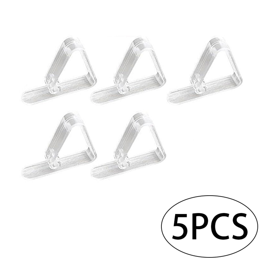 Plastic Tablecloth Clamps Transparent Anti Slip Fixing Buckle For Household Table Corner 6