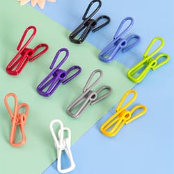 mini clothespins, colorful portable bag sealing clips, food snack seal, kitchen storage clips