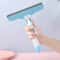 Multi-Surface Squeegee for Windows, Shower, Car, Interchangeable Blades, Spray Built-In