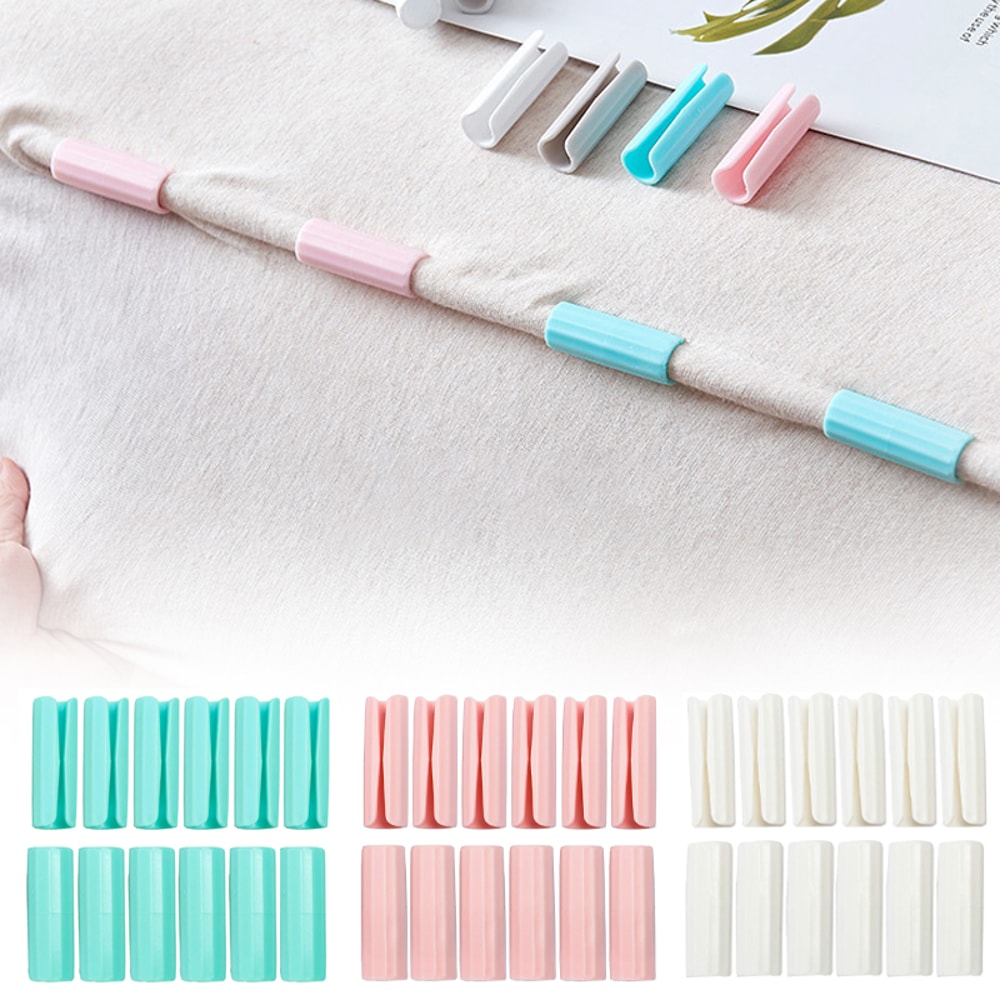 BedSheet Clips, Plastic Slip-Resistant Clamp, Quilt Bed Clipper, Cover Grippers, Mattress Holder for Sheets, Home Use