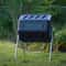 Dual Chamber Tumbling Composter Recycled Resin Outdoor Rotating Bin CanadianMade 2
