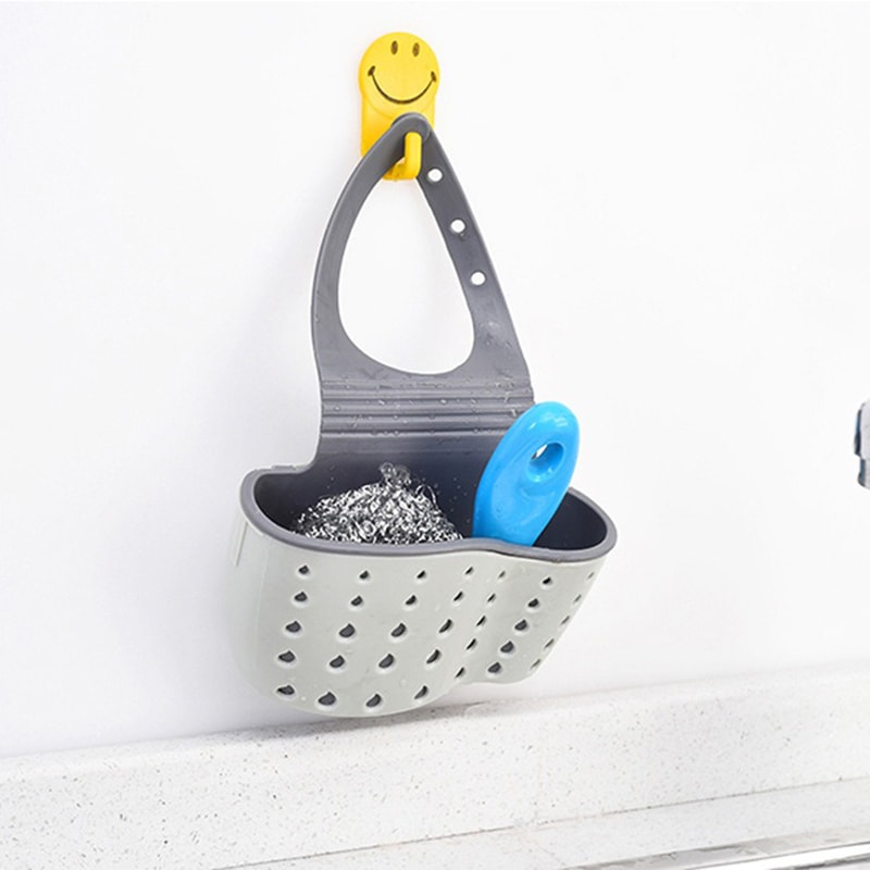 Kitchen Sink Sponge Holder, Sink Accessories Organizer, Under Sink Storage Solution