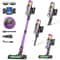 Cordless Stick Vacuum Cleaner, Suction Power, LED Screen, Anti-Tangle Brush