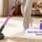 Cordless Stick Vacuum Cleaner, Suction Power, LED Screen, Anti-Tangle Brush