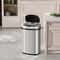 Stainless Steel Automatic Sensor Trash Can No Touch Garbage Can HighCapacity Kitchen Waste Bin 8