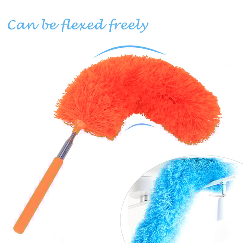 Adjustable Duster Dust Cleaner Microfiber Feather Duster Furniture Dust Brush Extendable Household 3