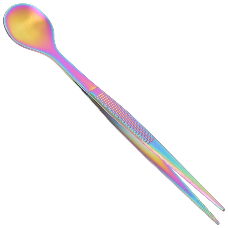 Stainless Steel Tasting Spoon, Chef Tweezers, Sauce Spoon, Salad Tongs, Metal Chef Spoon, Grilling Tongs, Cold Dish