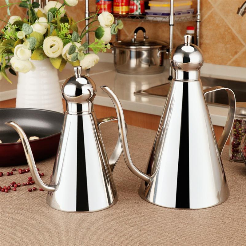 Stainless Steel Water Kettle, Leakproof Vinegar Bottle, Sauce Container, Kitchen Gadget, Oil Container for Kitchen