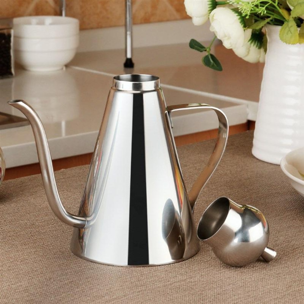 Stainless Steel Water Kettle, Leakproof Vinegar Bottle, Sauce Container, Kitchen Gadget, Oil Container for Kitchen