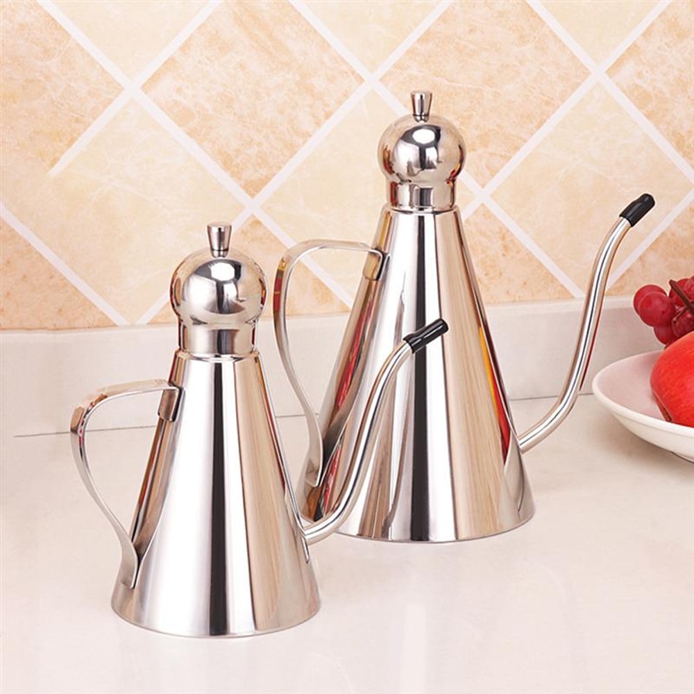 Stainless Steel Water Kettle, Leakproof Vinegar Bottle, Sauce Container, Kitchen Gadget, Oil Container for Kitchen