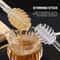 Transparent Honey Stick Glass Stirring Stick For Honey Coffee Milk Tea And Jam 3