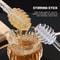 Transparent Honey Stick Glass Stirring Stick For Honey Coffee Milk Tea And Jam 3