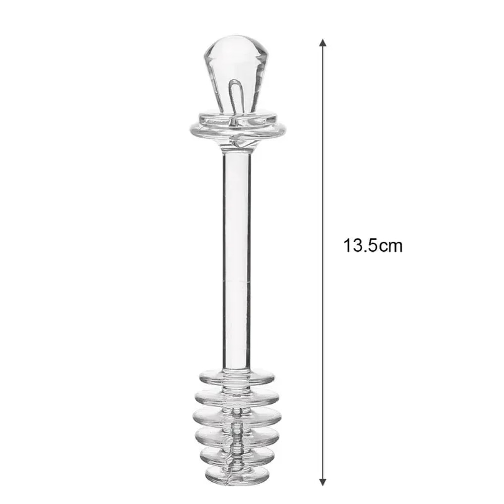 Transparent Honey Stick Glass Stirring Stick For Honey Coffee Milk Tea And Jam 5