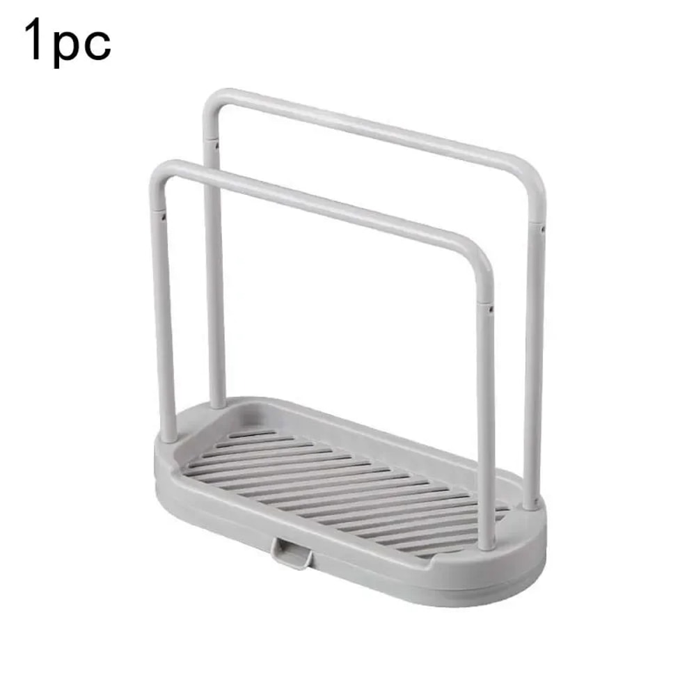 Kitchen Sink Drainage Rack MultiPurpose Rag Sponge Drying Stand Storage Basket For Scrubber Wire Ba 7