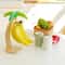 Home Decor Wooden Banana Hanger Rack Fruit Storage With Simulated Leaf Design For Kitchen Decoratio 1