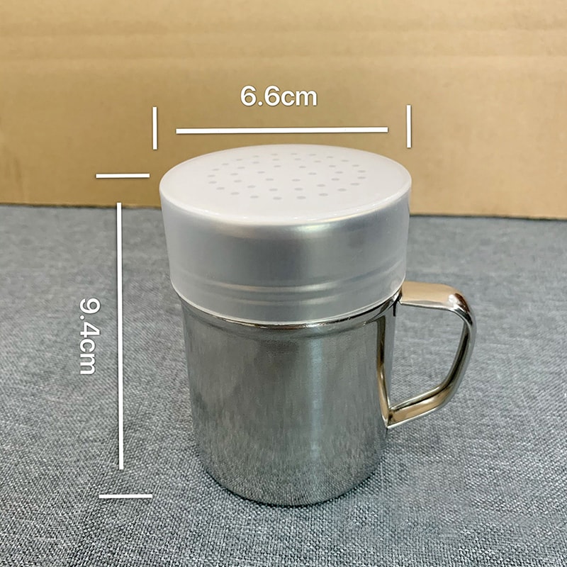 Stainless Steel Kitchen Shaker with Handle, Pepper, Sugar, Salt Dispenser Tool