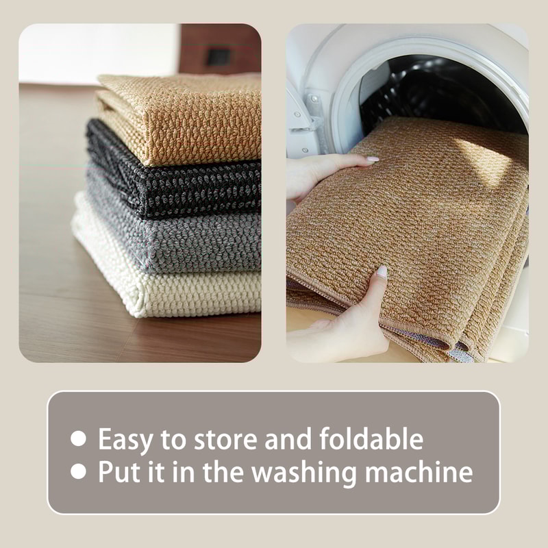 Door Mat Front Entrance Welcome Mat Outdoor Indoor Entryway Rug NonSlip Washable Doormat 2