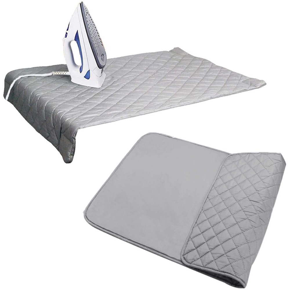 Table Top Ironing Mat, Portable Travel Laundry Pad, Clothes Protector Board