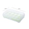 Plastic Egg Storage Box with Lid, Transparent Stackable Kitchen Organizer, Shockproof Egg Rack
