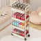 MultiLayer Trolley With Handlebar And Storage Rack FloorStanding For Kitchen Bathroom Snacks And To 1