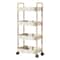 MultiLayer Trolley With Handlebar And Storage Rack FloorStanding For Kitchen Bathroom Snacks And To 4
