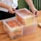 Bread Storage Container Plastic Bread Box Reusable Loaf Cake Bin Fresh Bread Refrigerator Dispenser 3