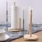 Wooden Standing Paper Towel Holder Kitchen Restaurant Roll Dispenser 4