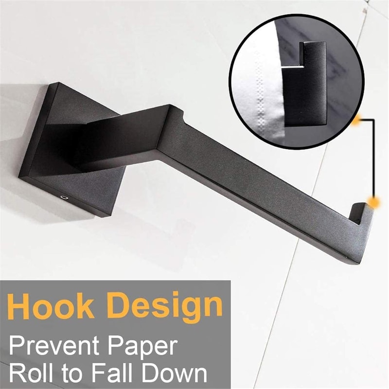 Stainless Steel Toilet Paper Holder Wall Mounted Bathroom Paper Holder for Toilet Kitchen Tissue