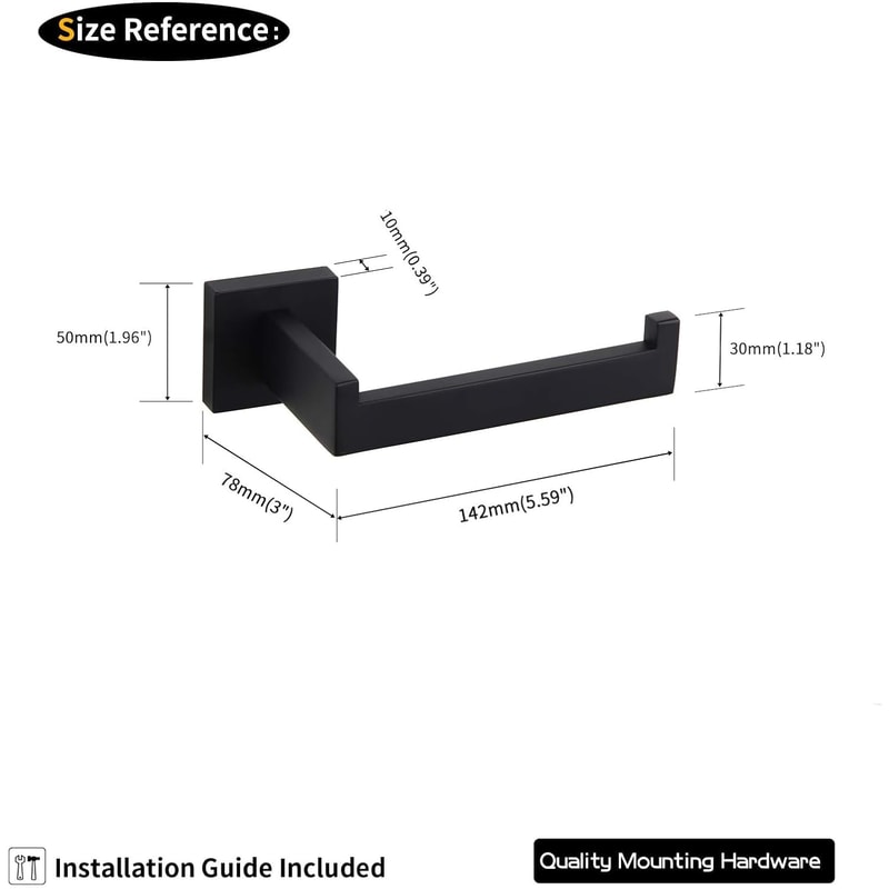 Stainless Steel Toilet Paper Holder Wall Mounted Bathroom Paper Holder for Toilet Kitchen Tissue