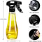 New Oil Sprayer Glass Olive Oil Sprayer Bottle with Rotatable Nozzle, Oil Spritzer Oil Mister for Air Fryer